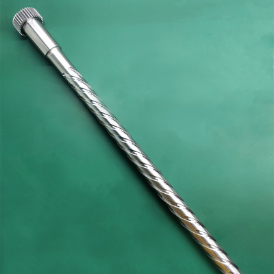 SKD61 कॉस्मेटिक प्लास्टिक इंजेक्शन मोल्ड के लिए पेंच के साथ कठोर डाई स्टील राइफलिंग: