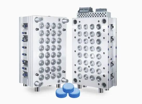 मल्टी-कैविटी वॉटर बॉटल कैप मोल्ड | हाई-स्पीड मिनरल वाटर क्लोजर इंजेक्शन टूलींग