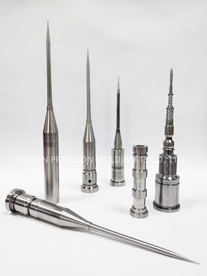 ±pm$0.005mm सहिष्णुता कोर पिन H13 (SKD61) चिकित्सा मोल्ड के लिए Ejector पिन